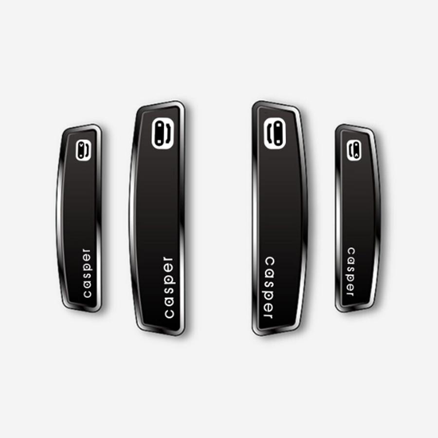 이엑스엘이디,문콕방지 블랙 쉴드 엠블럼 도어가드 캐스퍼 일렉트릭 4개 1세트