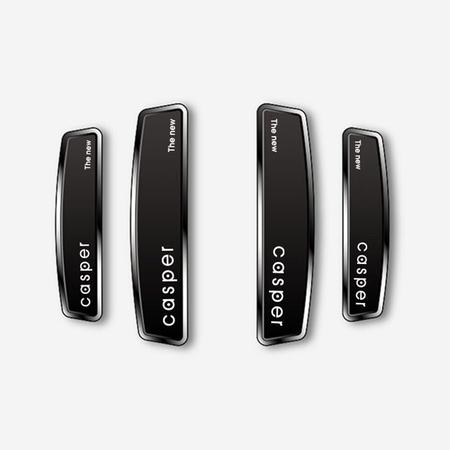 문콕방지 블랙 쉴드 엠블럼 도어가드 더뉴 캐스퍼 4개1세트