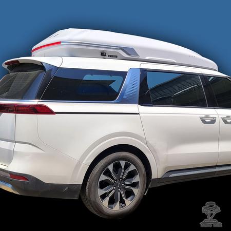 카니발KA4 피크 양문일체형 루프박스 본사매장 무료장착 800L 어닝탑재