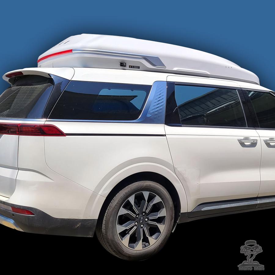 이엑스엘이디,카니발KA4 피크 양문일체형 루프박스 본사매장 무료장착 800L 어닝탑재