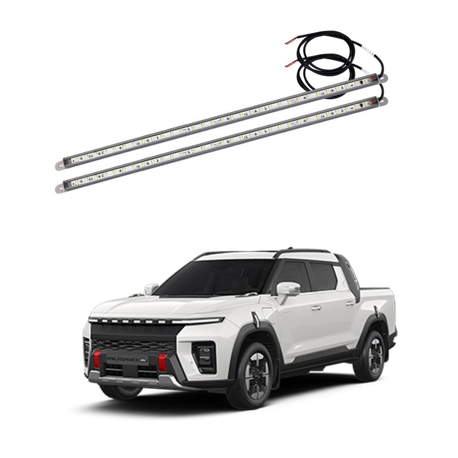 이엑스엘이디,무쏘EV 픽업트럭 LED바 뒷바퀴 차폭 경광등 등화조명 12V 40cm(2개1세트)