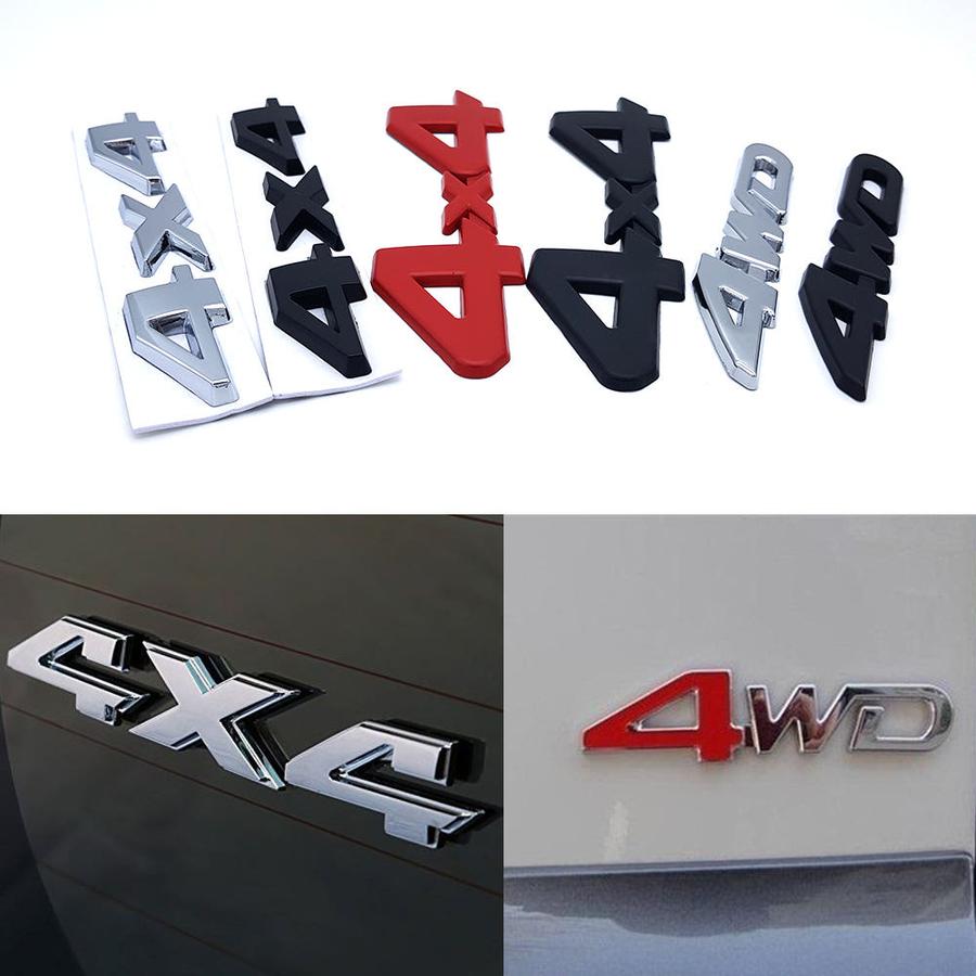이엑스엘이디,자동차 4륜구동 엠블럼 스티커 4x4 4WD (SUV 렉스턴스포츠 트랙스 토레스)