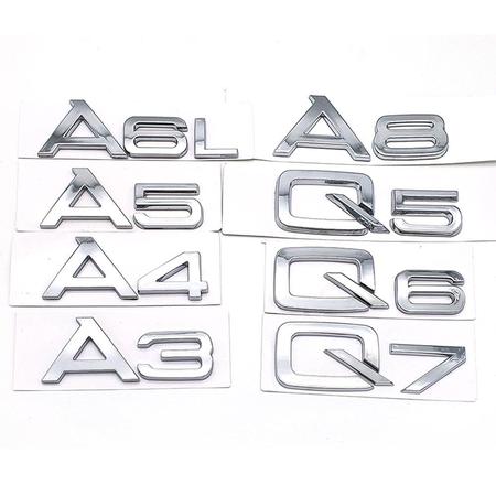 아우디 엠블럼 뱃지 스티커 레터링  A3 A4 A5 A8 Q5 Q6 Q7 A6L