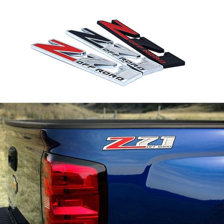 쉐보레 4X4 오프로드 엠블럼 스티커 뱃지 (리얼 뉴 콜로라도) Z71오프로드 실버블랙