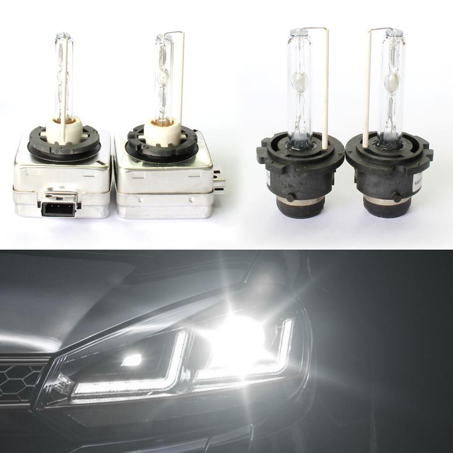 이엑스엘이디,차량용 HID 전조등 벌브 헤드램프 순정교체형 (2개1셋) D1S/D1R/D1C 순정색 4300K