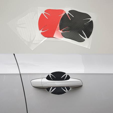 자동차 차량용 카본 도어캐치 보호 필름 도어컵 / 4개1세트
