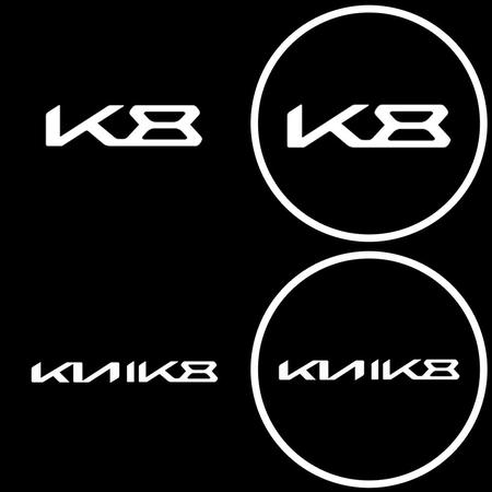 기아 K8 LED 도어라이트/2개1세트 용품 도어스팟램프 무드등