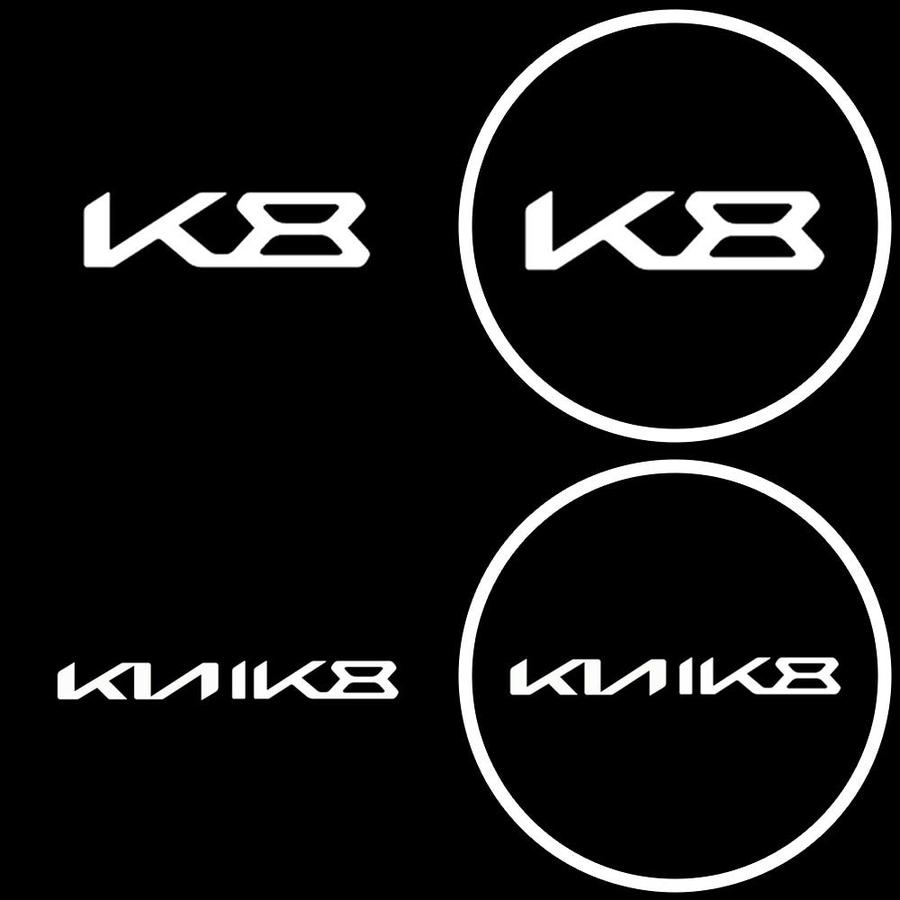 이엑스엘이디,기아 K8 LED 도어라이트/2개1세트 용품 도어스팟램프 무드등