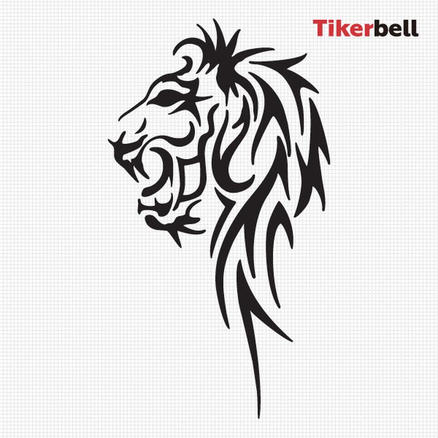 이엑스엘이디,사자02 대형 데칼스티커 TKL-31